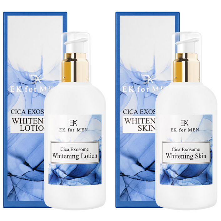 이케이포맨 화이트닝 2종세트 스킨 로션 신제품 남성 미백 기미 잡티 피부톤 개선 진정 보습 프리미엄 기능성 시카엑소좀 천연제품, 1개