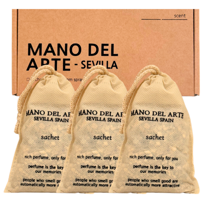 고급 사쉐 걸이형 옷장 샤쉐 향주머니 향낭 선물세트, 75g, 1세트, 라임바질 앤 만다린