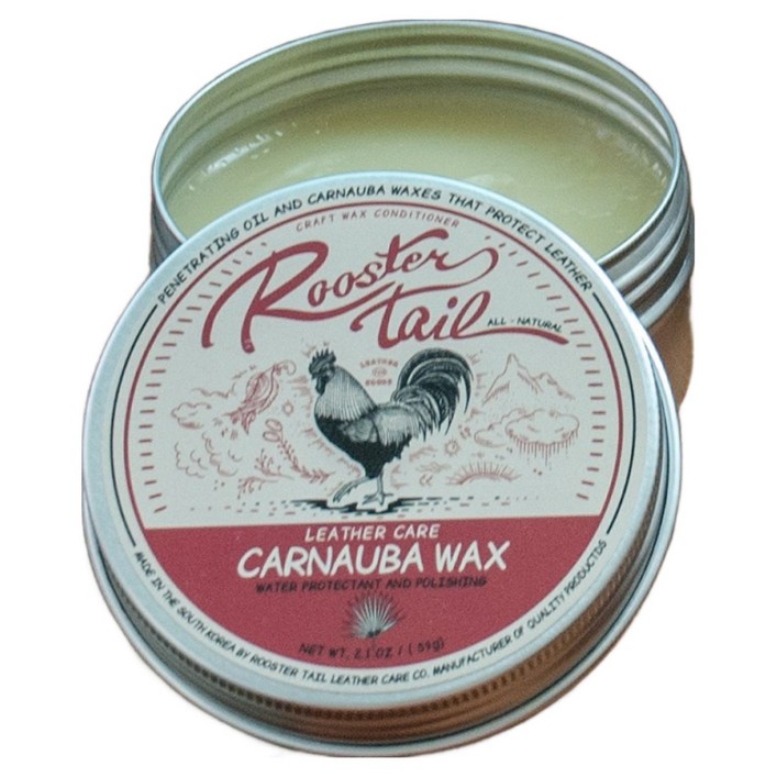 루스터테일 가죽코팅제 카나우바왁스 130g퍼프스튜디오 가죽공방 자체제작 브랜드 가죽 보호제 클리너 보호제 코팅제 세정제 자동차차량용 가죽쇼파 가죽신발 가방 장잡 벨트, 130g, 1개