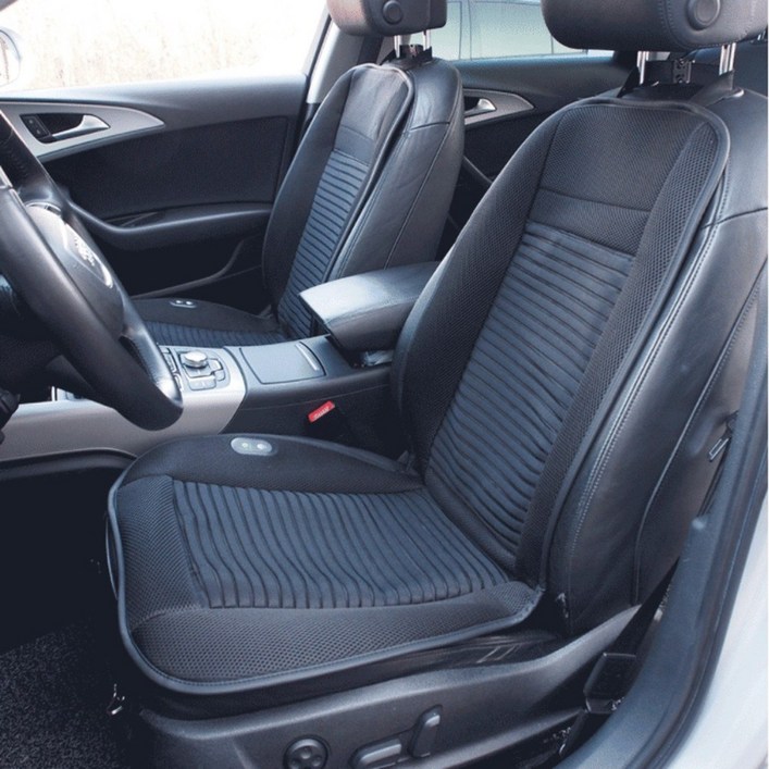 더쎈 차량용 10팬 쿨링시트 여름 통풍시트 자동차 여름 쿨시트 커버 12v 24v 모든 차종 승용차 화물차 포터 대형 버스 트럭, 1개