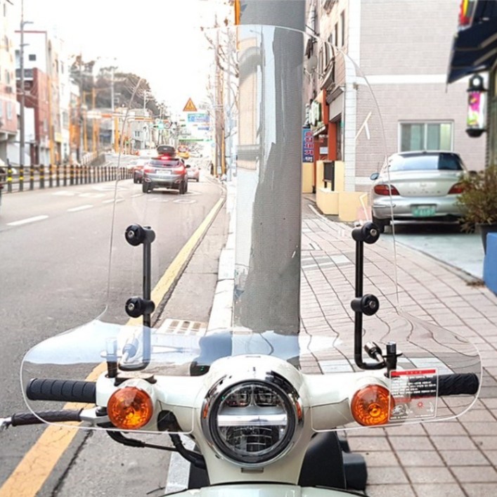 순흥 혼다 슈퍼커브110 2021년-2025년 튜닝 NBC 클리어 윈드스크린, 1개