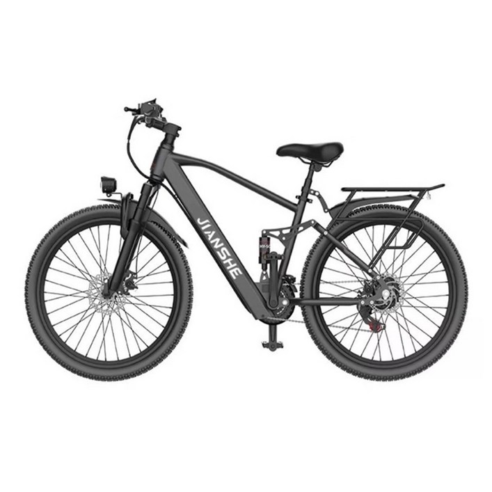 플럭스 오래가는전기자전거 MTB 출퇴근 고성능 자토바이 성인용 리튬배터리 배달 가성비, 클린화이트_26인치, 하이텐강