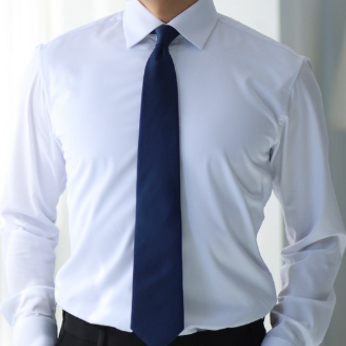 어셔츠 구김없는 편안하고 따뜻한 겨울 기모 남자 긴팔 정장 와이셔츠 히트에어