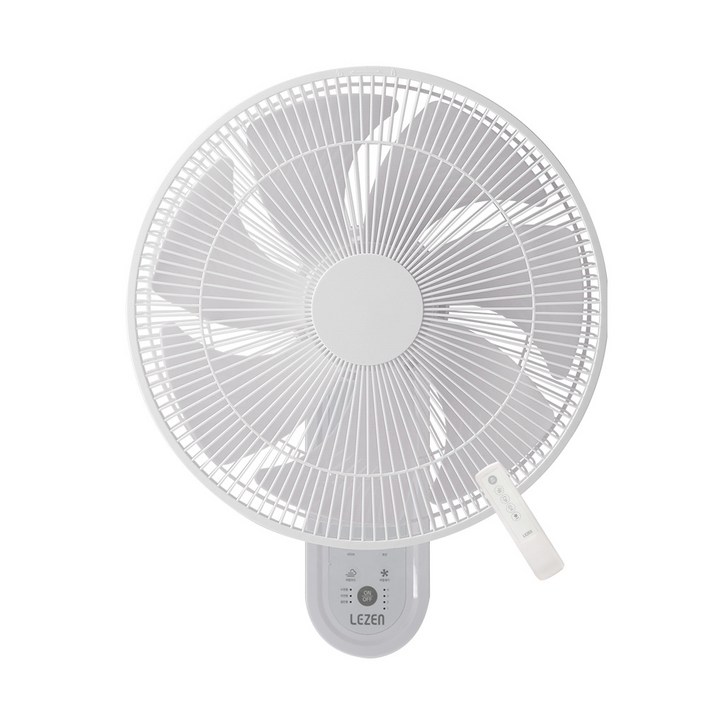 르젠 벽걸이 리모컨 BLDC 선풍기 35 cm, LZEF-DC520