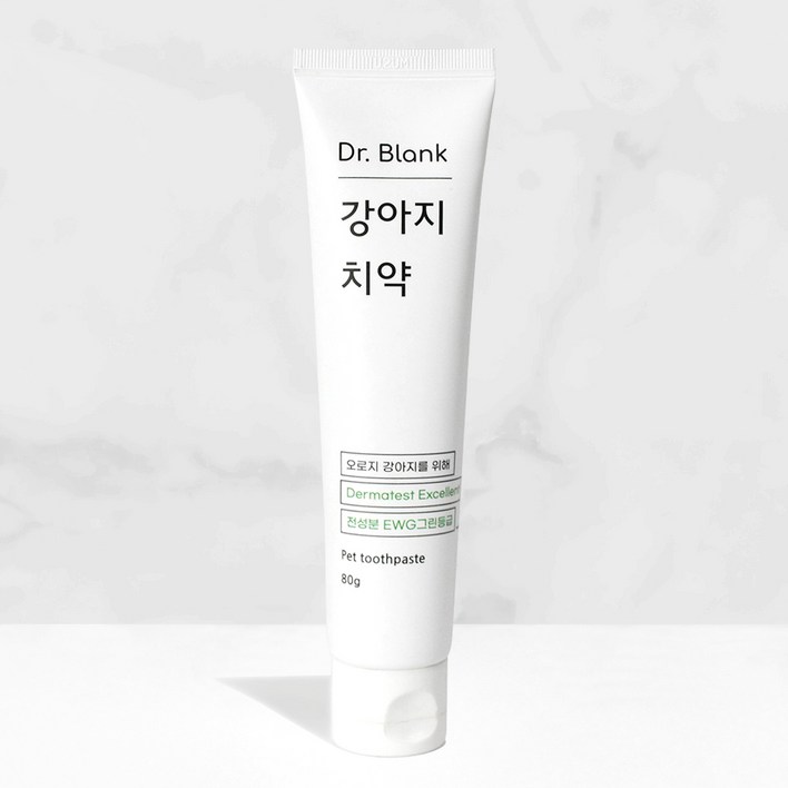 닥터블랭크 강아지 바르는 치약 닭고기맛, 80g, 1개 닥터블랭크 강아지 바르는 치약 닭고기맛, 80g, 1개