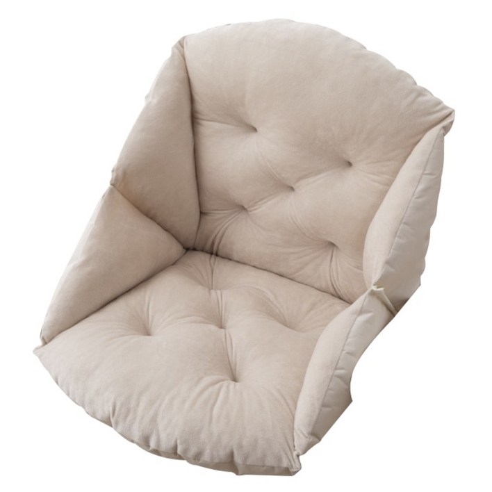 에버하우스 극세사 등받이 의자 쿠션 방석