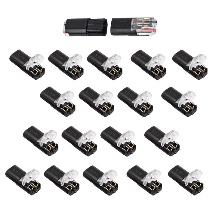 비상 2라인 차량용 전선 커넥터 일자형