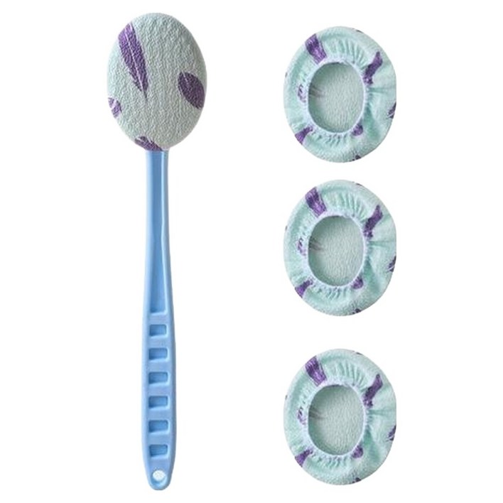 셀리빙 때타올 등밀이 + 등자루 리필 3p 세트 370 x 105 x 75 mm