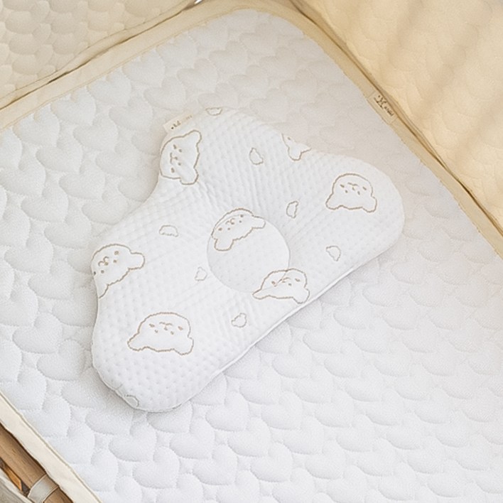 아이레빗 신생아용 아이스론 냉감 두상 구름 베게