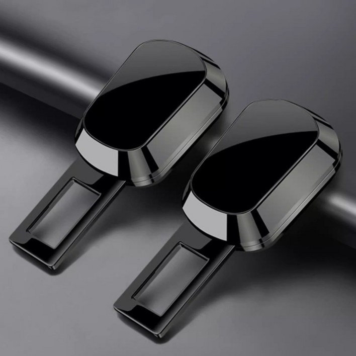 오토벨라 차량 안전벨트 길이조절 연장클립, 2개, 블랙