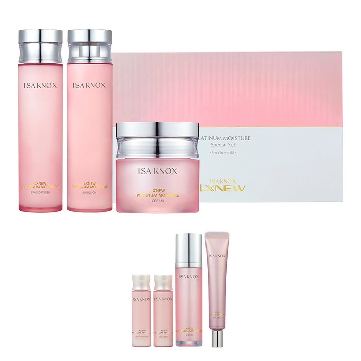이자녹스 LXNEW 플래티넘 모이스처 기초화장품 선물 풀세트