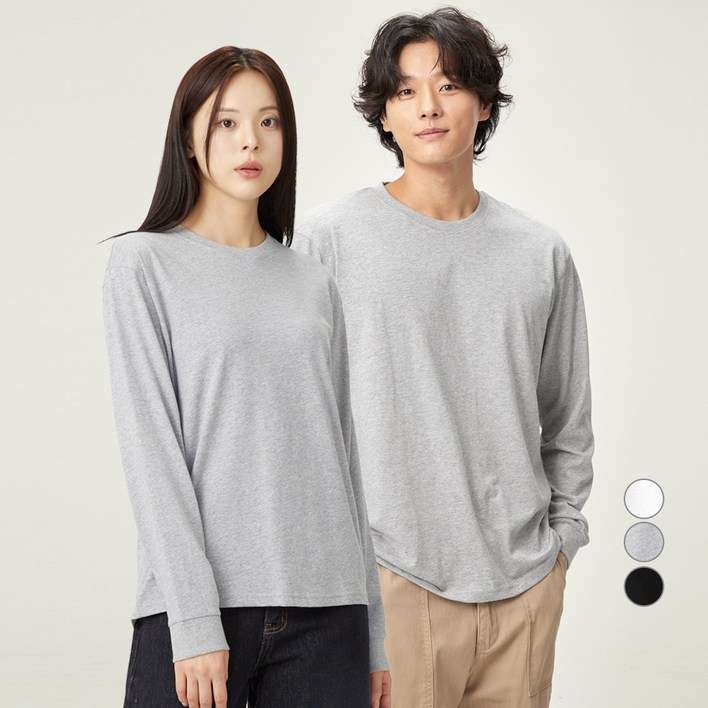 캐럿 밴딩소매 긴팔 티셔츠