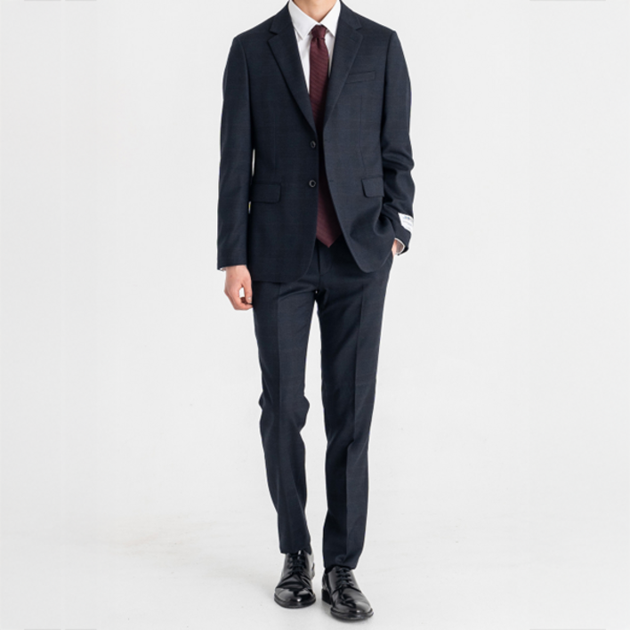 킨록 남성용 데님 라이크 변형 개발 슬림 정장 상의 CIS53