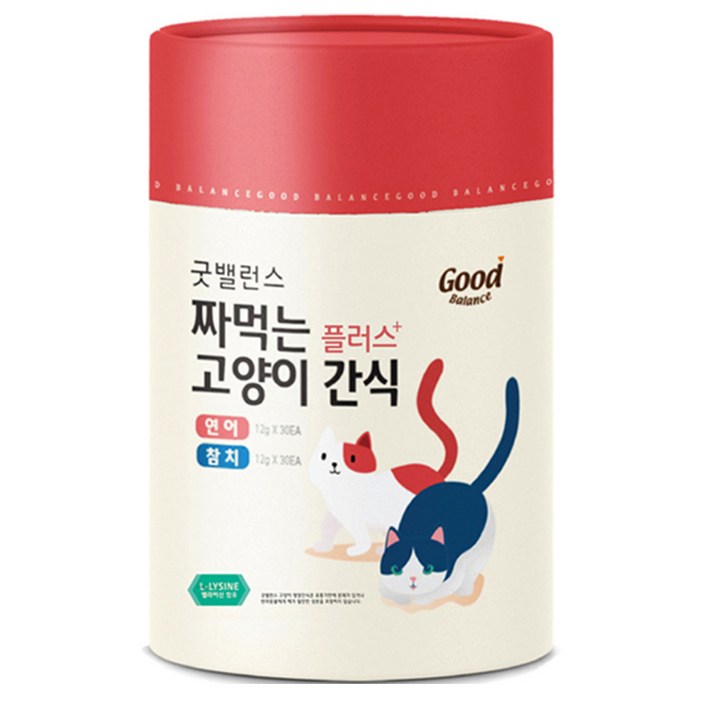 굿밸런스 고양이 짜먹는 간식 플러스 60p