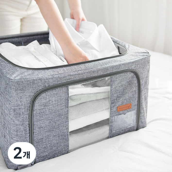 비스토어 옷 정리 리빙박스