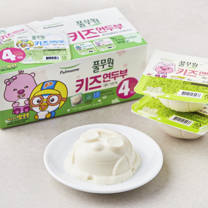 [로켓프레시] 풀무원 뽀로로 키즈 연두부 4개입