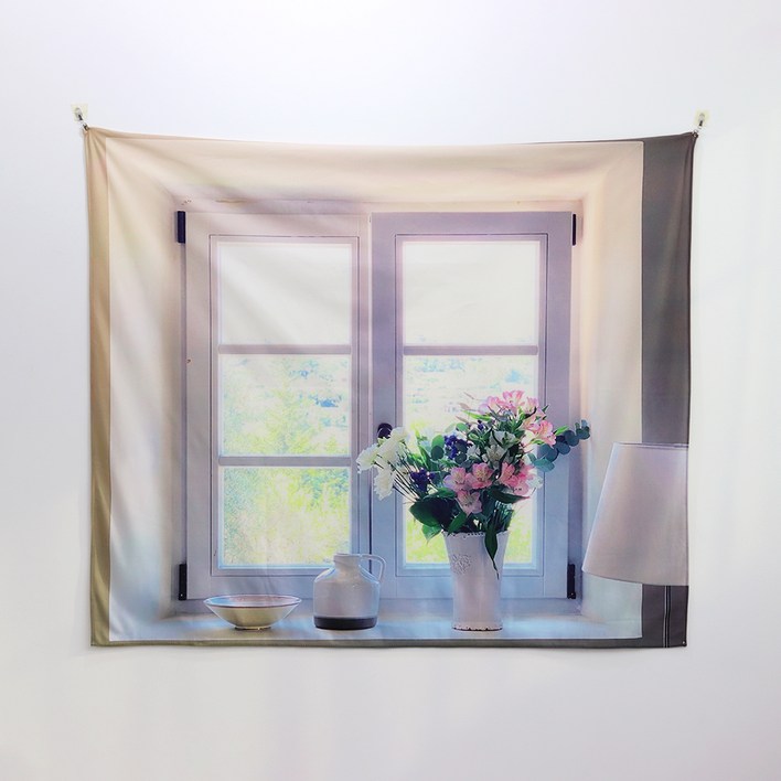 모노니크 윈도우 감성 패브릭 포스터