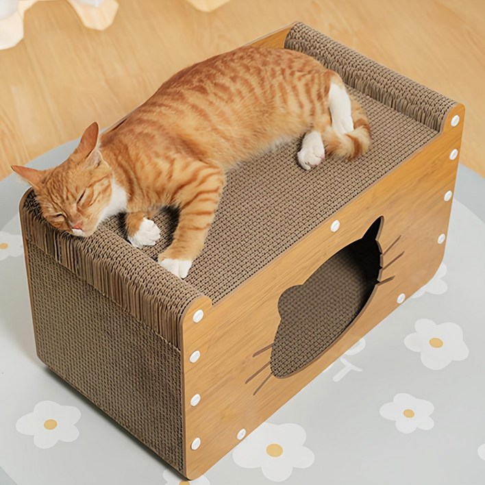 네코야 코코 고양이 스크래쳐 하우스형