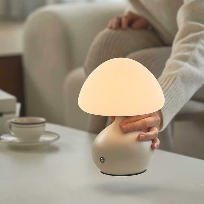 라루즈 Velua 벨루아 밝기조절 포터블 램프 3colors, 샌드 베이지