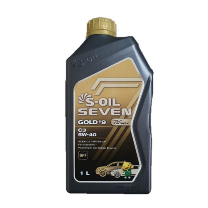 에스오일 세븐골드 S-OIL 7 Gold 5W40 1L 100% 합성 엔진오일 엔진오일5w40