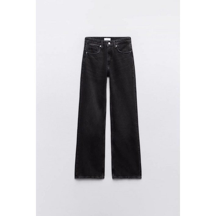 ZARA 여자신상 데님팬츠 캐주얼 와이드핏 청바지 2Y1007