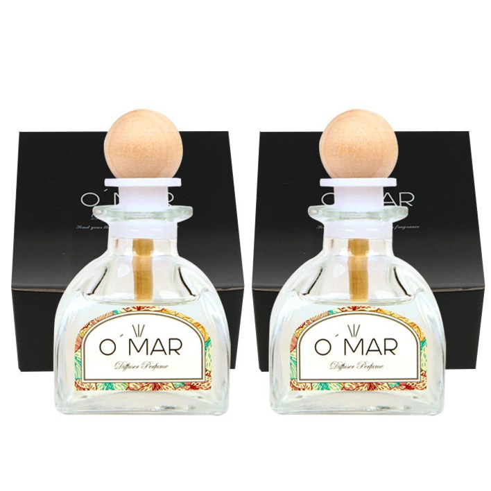 오마르 차량용방향제 디퓨저 50ml 1+1(2개) 자동차디퓨저/자동차방향제