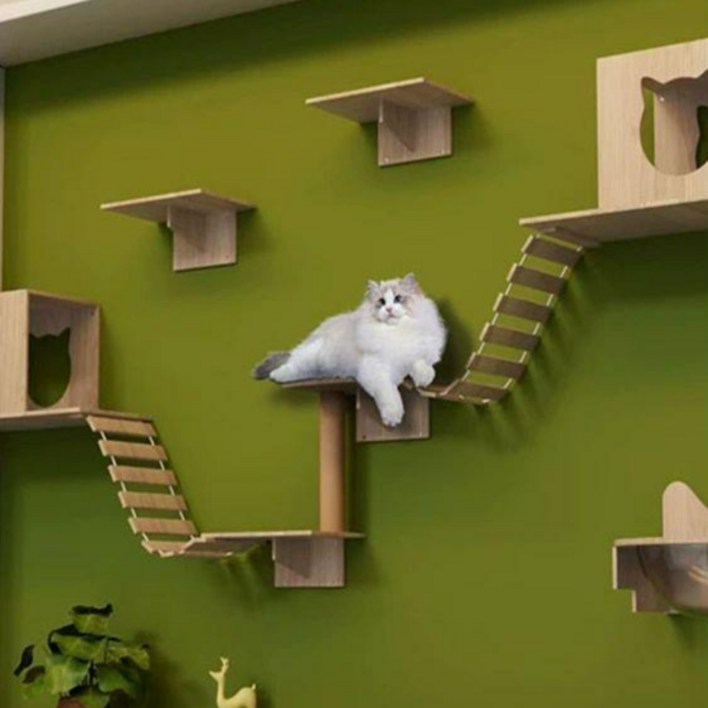 고양이 벽타워 캣 선반 타워 워크 놀이터