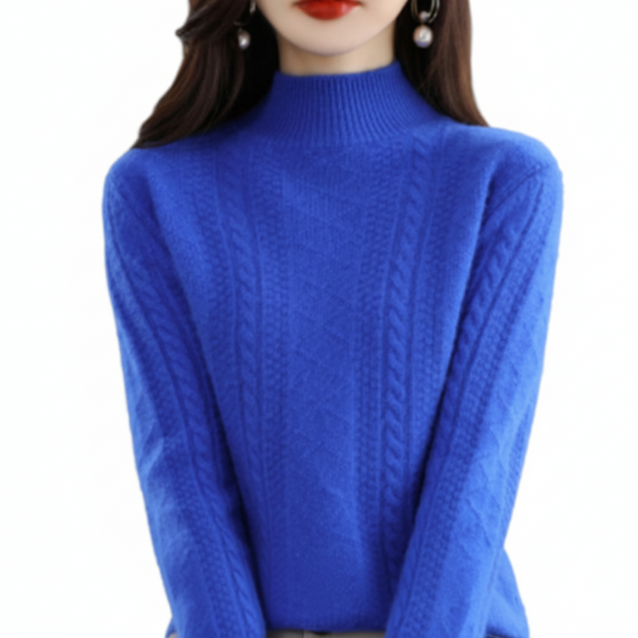 그리내 여성 프리사이즈 겨울필수템 반목니트 목티 보들보들 니트티셔츠