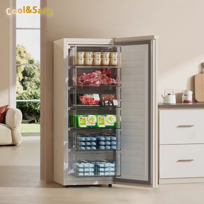 쿨앤세이프 소형 냉동고 다용도 스탠드 서랍형 급속냉동 다목적 냉동, BD69L