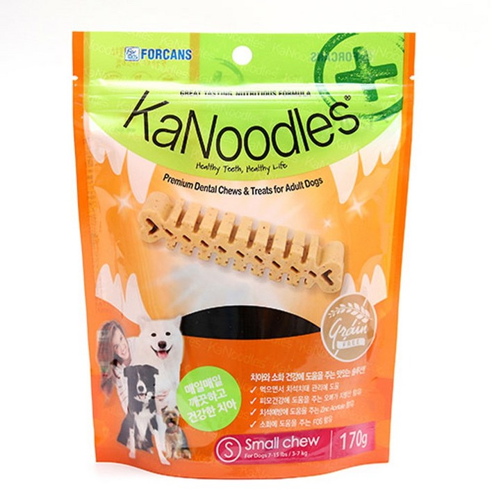 포켄스 카누들 지퍼백 S 170g, 단품, 1개