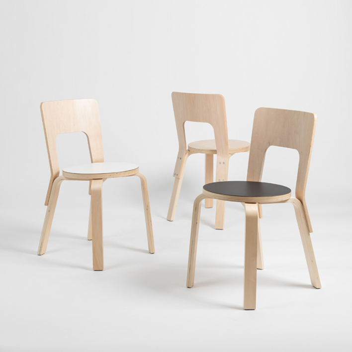 북유럽 감성 아르텍 66 원목 모스 의자