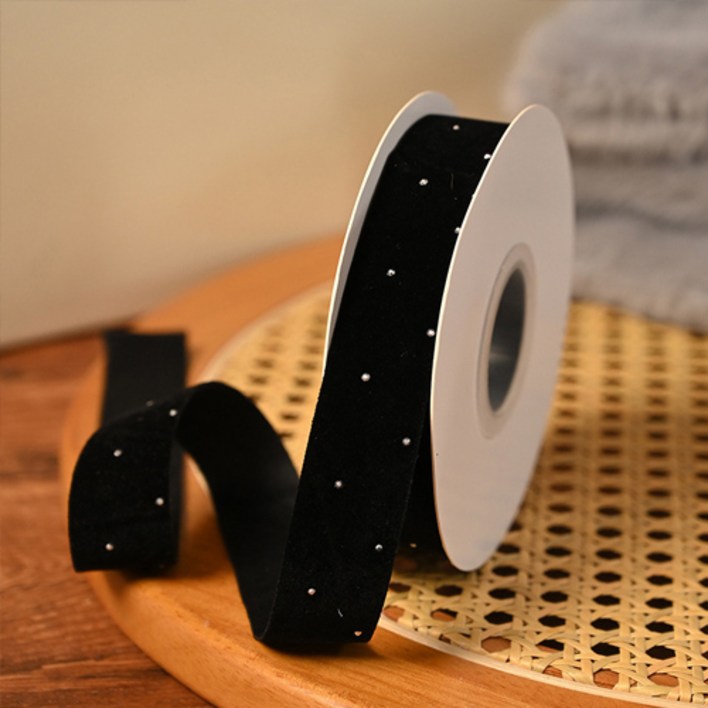 벨벳 리본 수제 diy 선물 포장 헤어 액세서리 리본끈 E643