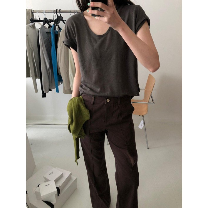 런던플랏 린넨 워싱 티 3color 25SS