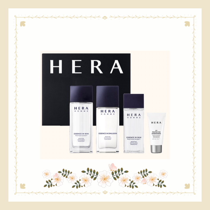 <정품> 헤라 옴므스킨 125ml + 에멀젼 110ml 2종 세트+ 쇼핑백 증정