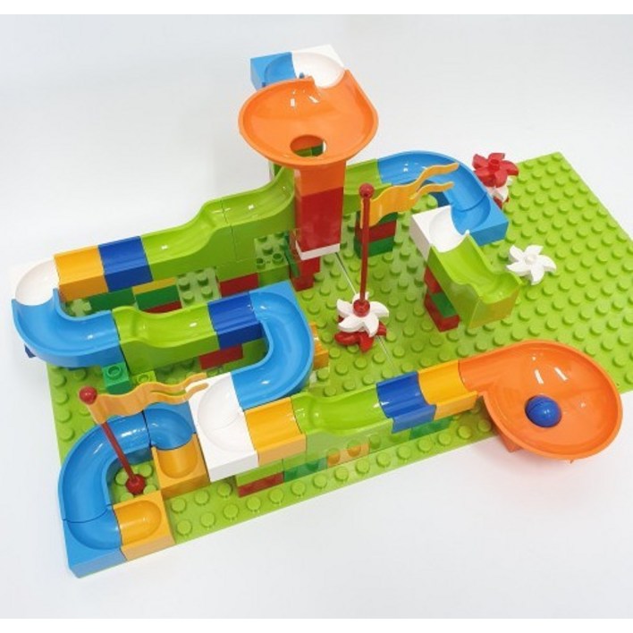 듀플로 호환 판 2개 포함 구슬블럭 108pcs 내맘대로 블럭 완벽호환 장난감