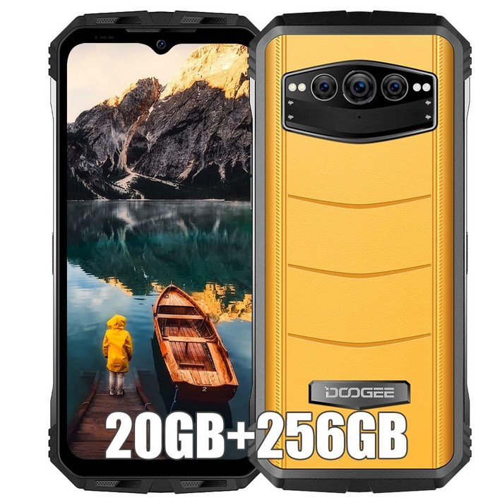 DOOGEE S100 견고한 스마트폰 언락 2023, MTK Helio G99 20GB+256GB 안드로이드 12 휴대폰, 108MP + 20MP 야간 시야 카메라, 6.5인치 F 7334614884