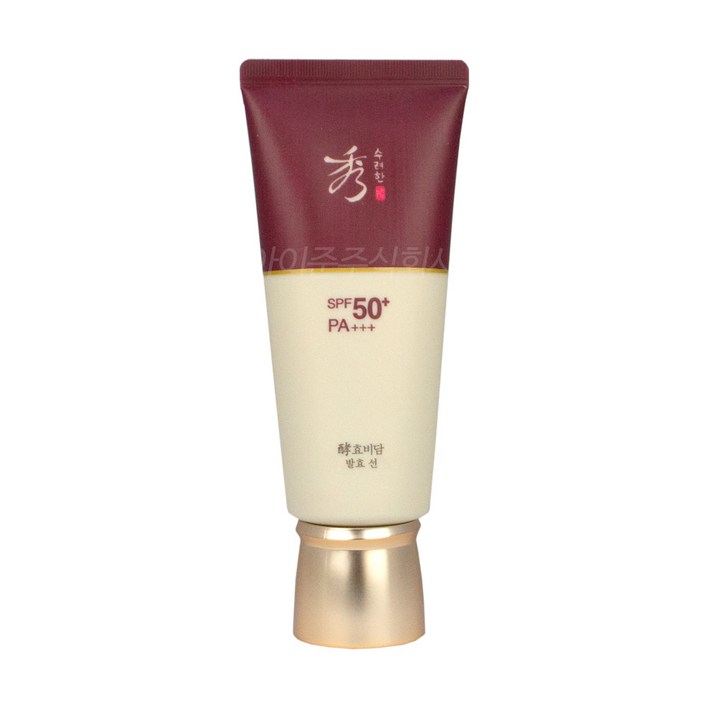 수려한 효비담 발효 선크림 SPF50 PA, 100ml, 1개