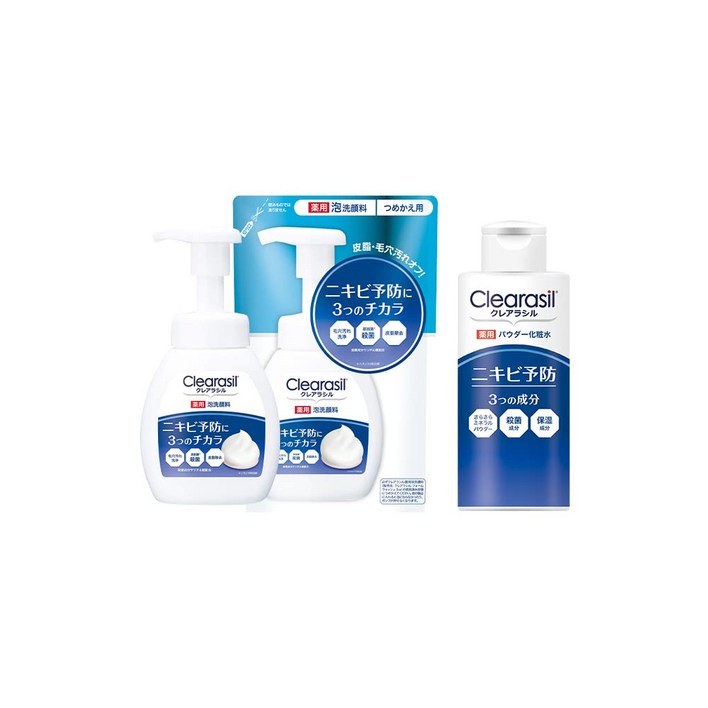 10X 200ml  180ml  10X 120ml 의약 부외품 클레어 라실 여드름 대책 약용 거품