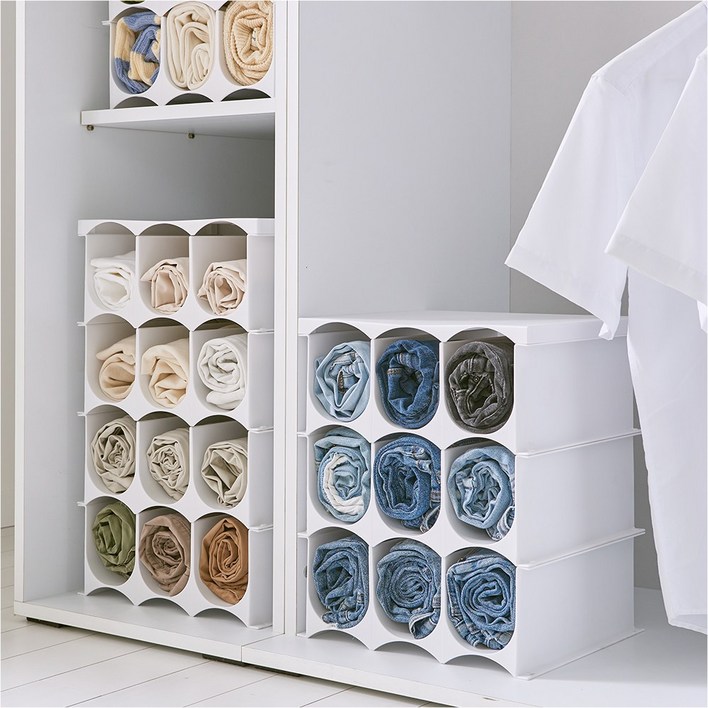 온마로 수납 바지 옷 정리함 리빙박스 4size