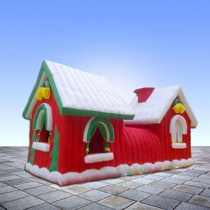 대형 산타 2m 풍선 최신형 소품 건물 눈사람, 1개, 10m 산타 성