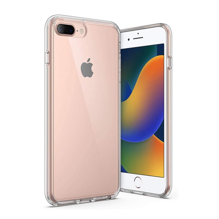 씨앤지몰 아이폰 7플러스 8플러스 투명 젤리 생폰 느낌 방탄 케이스