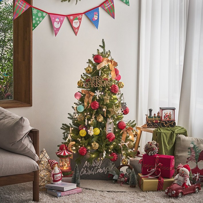 포레스트그린 무장식 크리스마스 트리 90 120cm