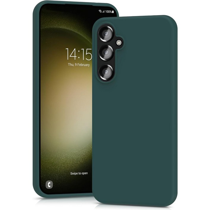 아칸크 삼성 갤럭시 S23 FE 5G SM-S711N 젤리 실리콘 휴대폰 케이스+지문인식 보호필름 증정 풀세트