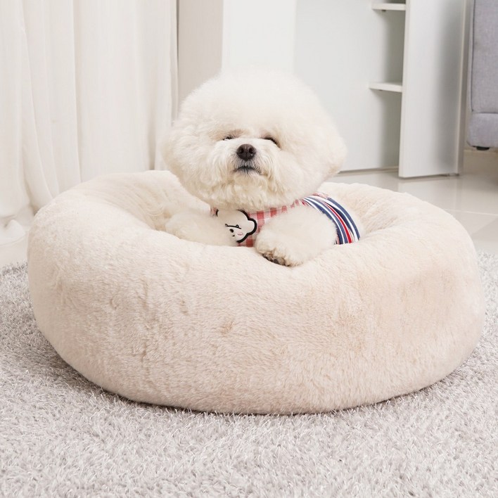 개과천선 DU방석 반려동물사계절용 꿀잠 강아지 방석, 다크 그레이, 1개