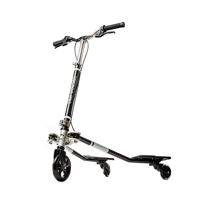 MSKI 세미 트라이보드 세발킥보드 트라이더, 엠스키세미블랙, 1개