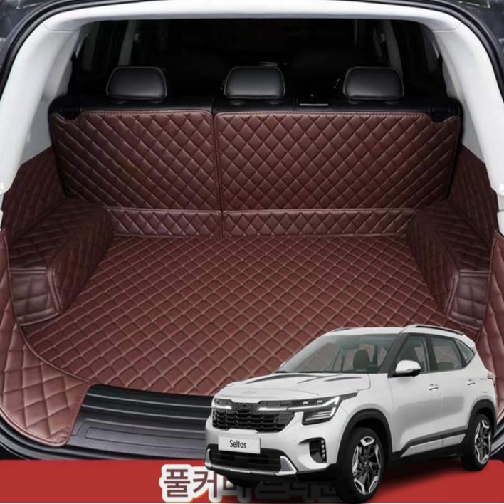 럭키카 셀토스 트렁크매트 신형 차박매트 카매트 풀커버 도어매트증정, 브라운보스사운드유, 트렌디프레스티