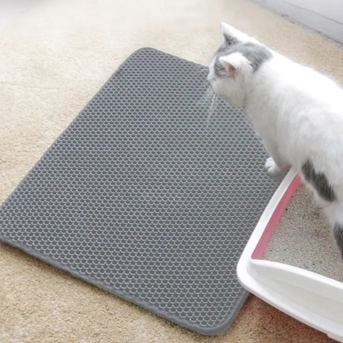 메디펫 화장실 사막화 방지 고양이 모래 벌집 매트 특대형74cmX61cm 메디펫 화장실 사막화 방지 고양이 모래 벌집 매트 특대형74cmX61cm