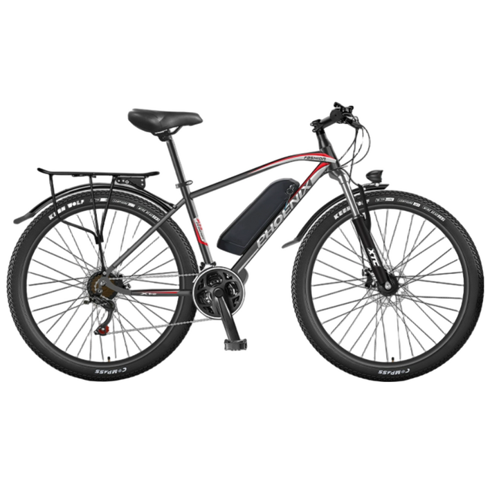 그라비티엑스 pas 고출력 방수 리튬 배터리 전동 전기자전거 출퇴근 mtb 가성비 산악, 모델1 스포크휠(블랙), 강철