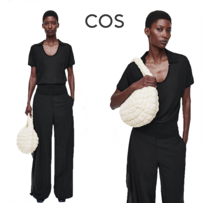 COS 코스 퀼티드 미니백 구름빵 숄더백