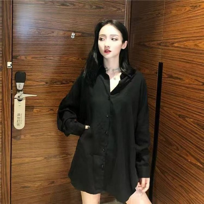BALOVE 남친셔츠 여성 오버핏 셔츠 남방